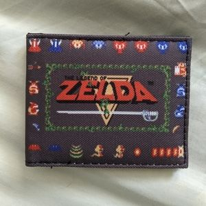 Legend of Zelda 8 bit Nintendo Bifold Wallet